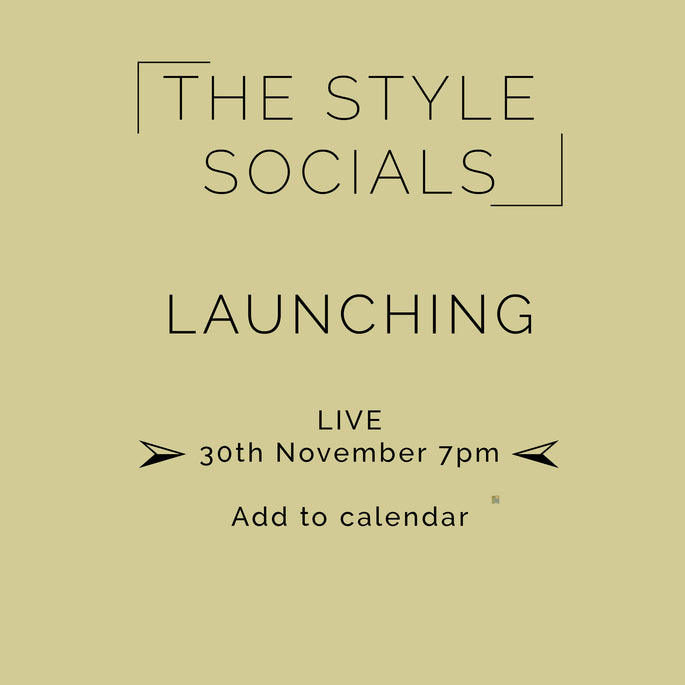 Our new TV channel - The Style Socials launches 30th November 2023