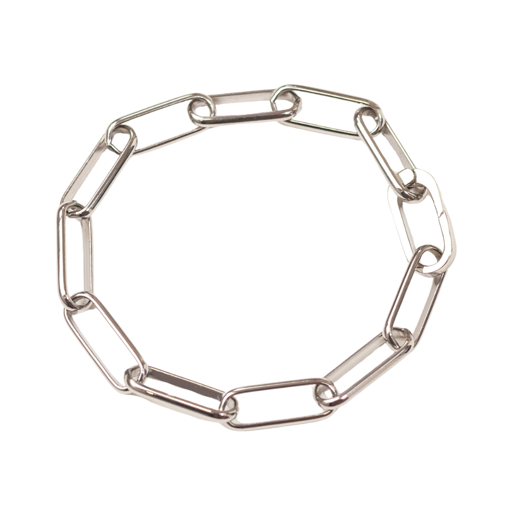 Ovale Bracelet Chain in Silver