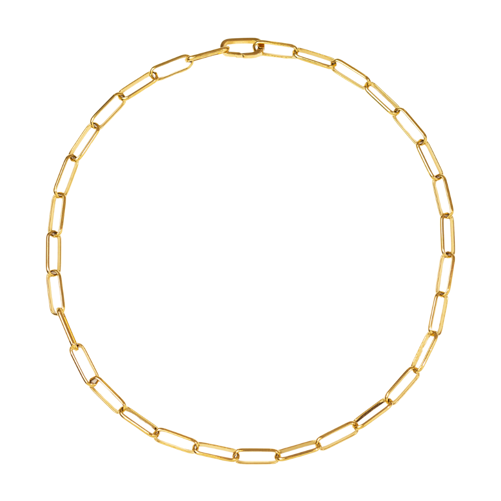 Ovale Necklace Chain in Gold