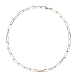 Ovale Necklace Chain in Silver