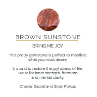 Moonshine Brown Sunstone Gold Adjustable Ring