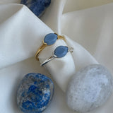 Siren Blue Opal Silver Ring