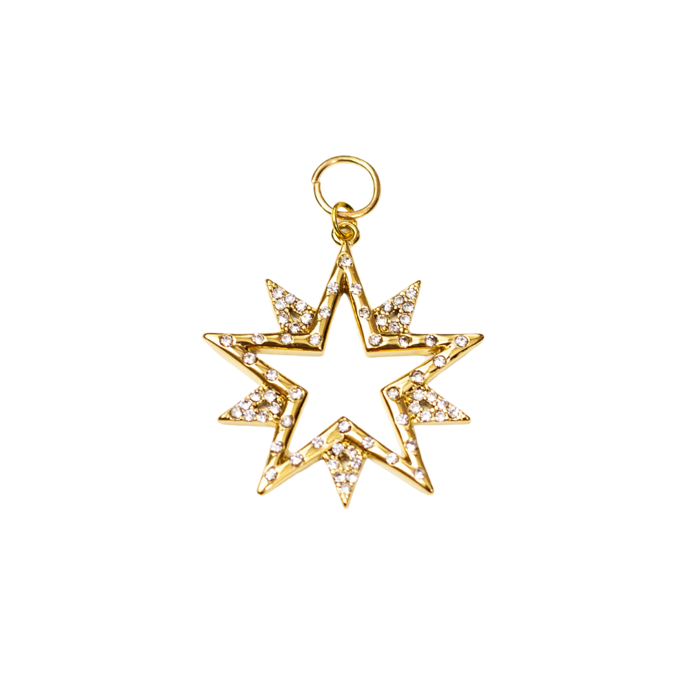 Stella Gold Starburst Charm