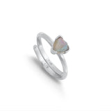 Audie Labradorite Silver Adjustable Ring