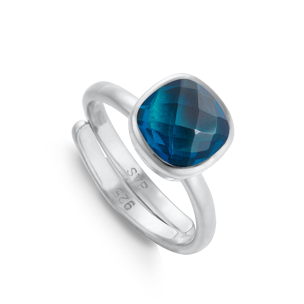 Blue adjustable rings – SARAH VERITY Jewellery