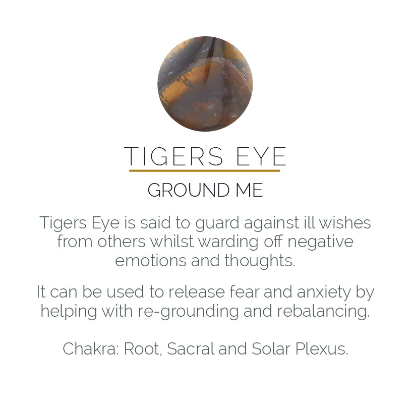 Durga Tigers Eye Silver Adjustable Ring