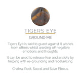 Durga Tigers Eye Gold Adjustable Ring